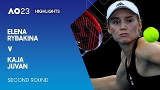 Elena Rybakina v Kaja Juvan Highlights | Australian Open 2023 Second Round