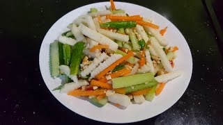 Cách làm nộm dưa chuột giòn ngon không ra nước!