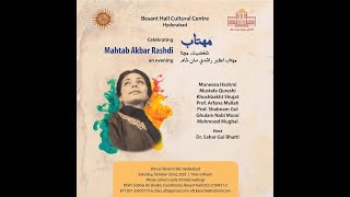 Celebrating Mahtab Akbar Rashdi an evening - live