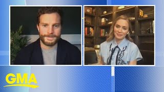 Emily Blunt and Jamie Dornan talk about their new rom-com, ‘Wild Mountain Thyme’ l GMA