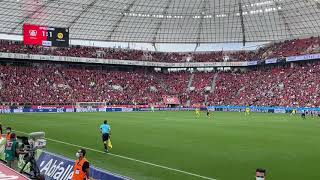 BVB Fans Singen „1. Fußballclub Köln“ in Leverkusen - Leverkusen 3:4 Dortmund | 11.09.2021