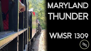 Scenic Steam Train Ride: Western Maryland 1309