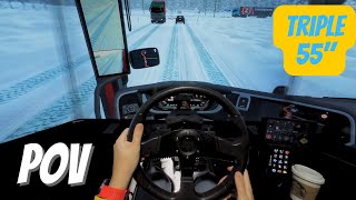 🇫🇮Delivering CARS on Finland's snowy roads | POV Truck Driving | Euro Truck Simulator 2