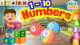 Numbers for Kids | Counting numbers | Count Numbers 1 to 10 | Numbers | Kids Fun Learning Video