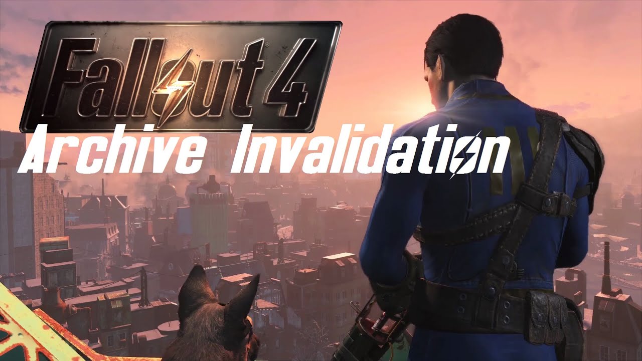 Fallout 4 Enabling Modding Archive Invalidation Youtube