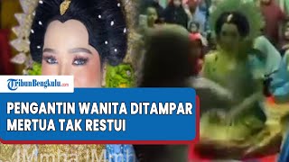 Sosok Pengantin Wanita Viral Ditampar Ibu Mertua di Pernikahan, Tak Dapat Restu