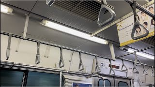 【急停車の衝撃】JR上野東京ラインE231系1000番台が非常を知らせる信号を検知し非常ブレーキをかけました。その時の車内での衝撃です。（2022.4.4）空転酷いです、