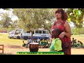 CHILD AFRICA FOUNDER JULIE SOLBERG GIVES A SPEECH AT THE EQUATOR