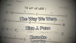 The Way We Were - Rico J. Puno | Karaoke Lower Key