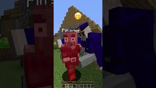 Checking Players For Dangerous Items vs Emoji Detect Reaction #shorts #meme #minecraft