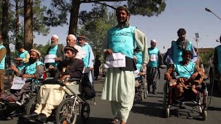 Afghan amputee marchers embark on gruelling peace trek