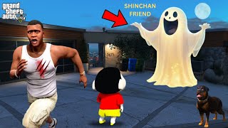 Shinchan and Franklin Found A Ghost Friend in GTA 5