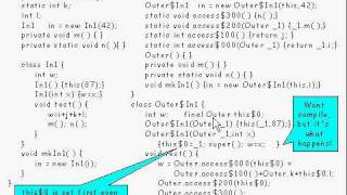 Java Tutorial 21.02: Non-static member classes