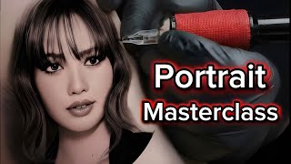 Portrait Tattoo Tutorial for Beginners to Pro | Step By Step Shading Techniques