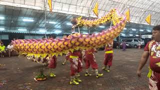 三巴旺義旺龍獅學院 Sembawang Yi Wang Dragon Dance Performance at Lian Hup Tua 13 Dec 2018