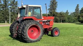 1980 IH 1086 tractor, Selling April 13,23, www.fraserauction.com