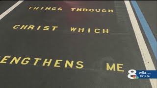 Bible verse on Pasco teacher's parking spot drawing controversy