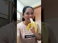 eating banana asmr satisfying yummy banana short