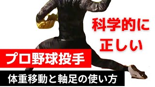 【プロ野球投手】科学的に正しいピッチングの体重移動と軸足の使い方