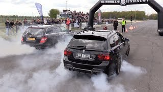 MERCEDES-AMG vs BMW M  - BRUTAL SOUNDS!