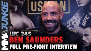 UFC 245: Ben Saunders full MMA Junkie interview