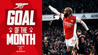 Who scored Arsenal's best goal in December? | Lacazette, Miedema, Martinelli, Saka and more
