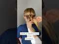 SIMPLE HAIRSTYLE FOR SCHOOL | Audrey and Victoria #shorts28 #hairtutorial #hairstyle