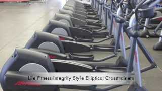 Used Life Fitness Integrity Color Elliptical Crosstrainers For Sale