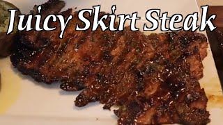 How to Make Juicy Glazed Skirt Steak
