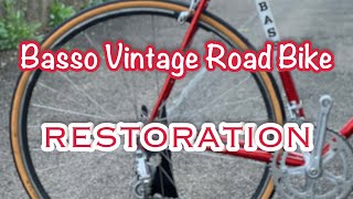 Basso VINTAGE Road Bike RESTORATION #fahrrad #bicycle #steelbike #bicicleta #bicidacorsa