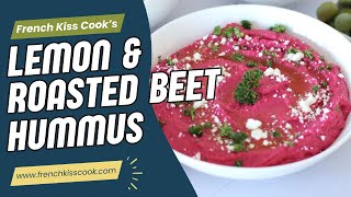 Lemon Roasted Beet Hummus Recipe