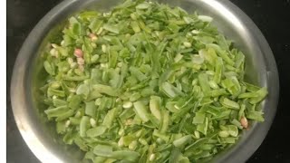 చిక్కుడుకాయ పచ్చికారం ఫ్రై chikkudukaya pachhi karam fry chikkudukaya fry