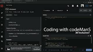Codewars 7 kyu All Inclusive Javascript