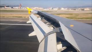 Vueling Airlines Airbus A319-112 | London Luton to Barcalona *FULL FLIGHT*