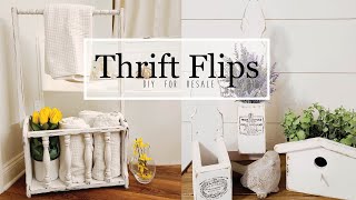 Thrift Flips • Picket Fence Box • Towel Holder • Bird Floral Box • DIY for Resale