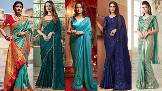 Party Wear Saree New Style 2025//Party Wear saree/Daily Wear Saree//New Fancy Saree//Wedding Party