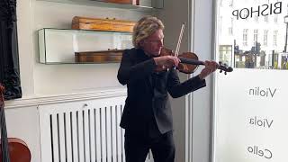 Giuseppe Ornati 1927 Violin Demonstration | Bishop Instruments and Bows