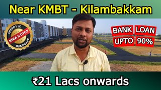 [Guduvancherry - Only few plots available] Near KMBT - Kilambakkam - ₹21 Lacs onwards