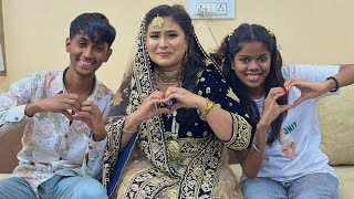 Kirak Khala Ka Makeover || Bride Look 👰‍♀ || Priyareddytiktok || Makeover By Asra || Hyderabad