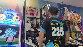 夢幻飛絡力投籃機-久違的五局300秒再刷記錄1279分 Feiloli Basketball Arcade Game 1279 Points in 300 sec.