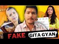 Spreading Wrong Gita Gyan why ?? || Janvi Singh Bhagavad Gita Exposed || Gita se Gyan Channel ||