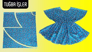 Very Easy Butterfly Blouse Cutting and Sewing (100% Profitable Project) | Tuğba İşler