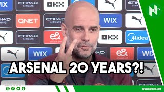 20 years NO TITLE? Pep Guardiola UNSURE if more pressure on Arsenal in season finale 👀
