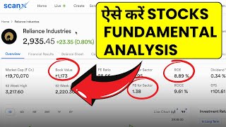 How to Analyse a Stock Before Investing or Buying - Fundamental Analysis in Hindi