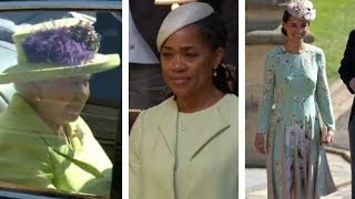 Královskou svatbu ovládla brčálová zelená: Královna připomínalaRákosníčka
