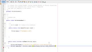 Java Validation: Validating an Email