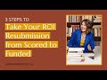 3 Steps to take your R01 Resubmission from Scored to Funded