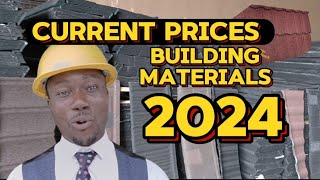 CURRENT PRICES OF BUILDING MATERIALS IN LAGOS NIGERIA #roofing #gerald