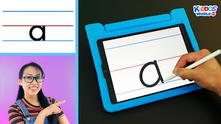 Teaching Kids How to Write Lowercase Letters of the Alphabet - Learn Small Letters A-Z Handwriting