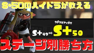 S+50のハイドラ使いが教える各ステージの勝ち方